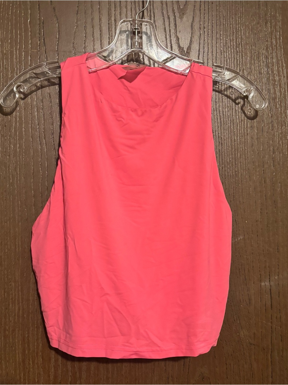 Sleeveless Women's Tank Top in Coral Pink